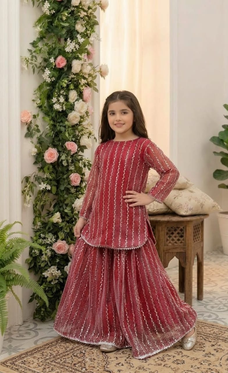Floral Fancy Sharara