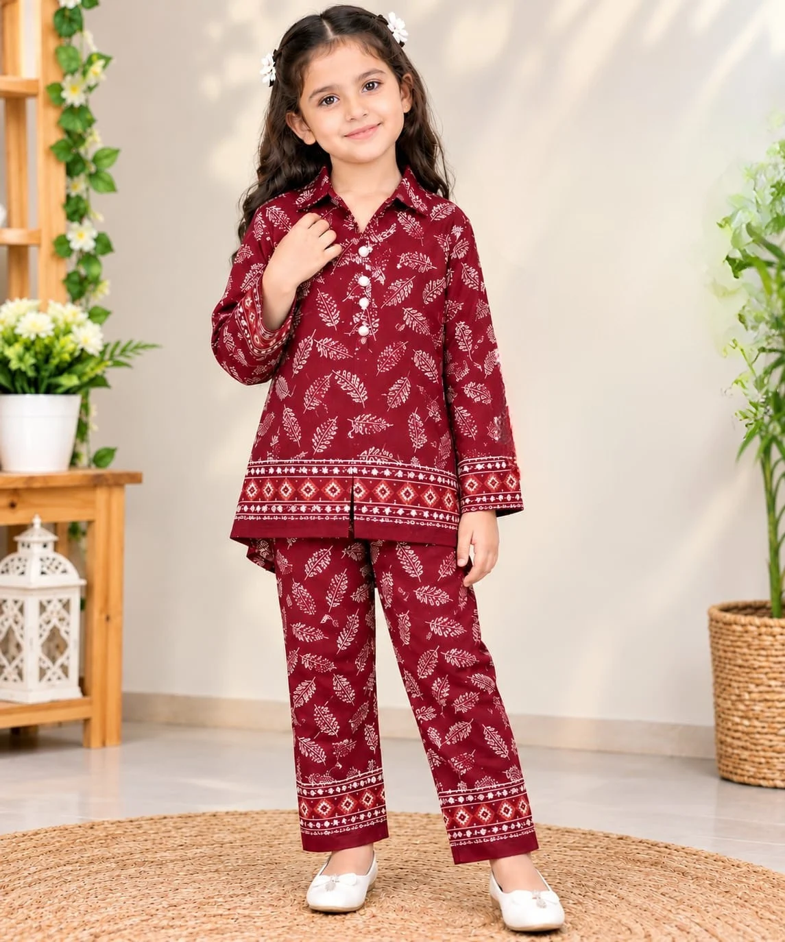 Floral Western Suit