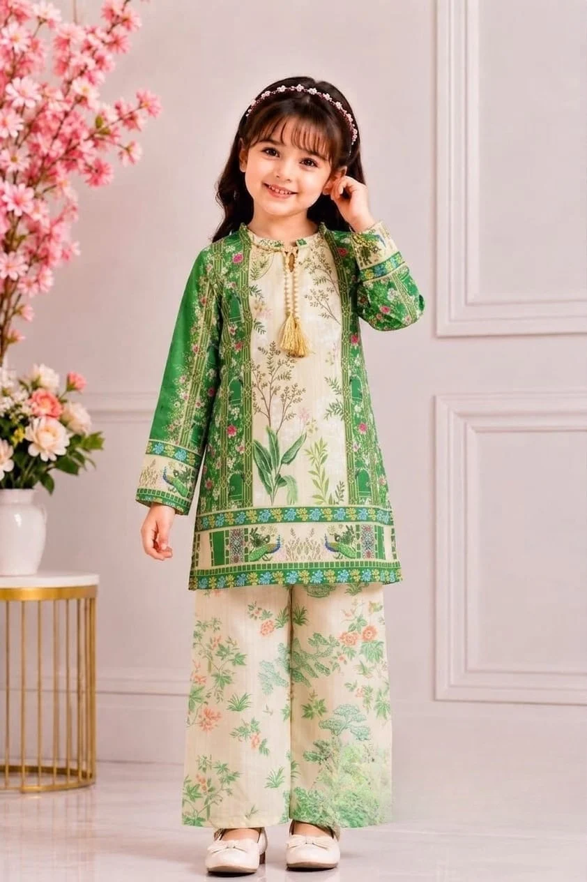 Green Floral Coord Set