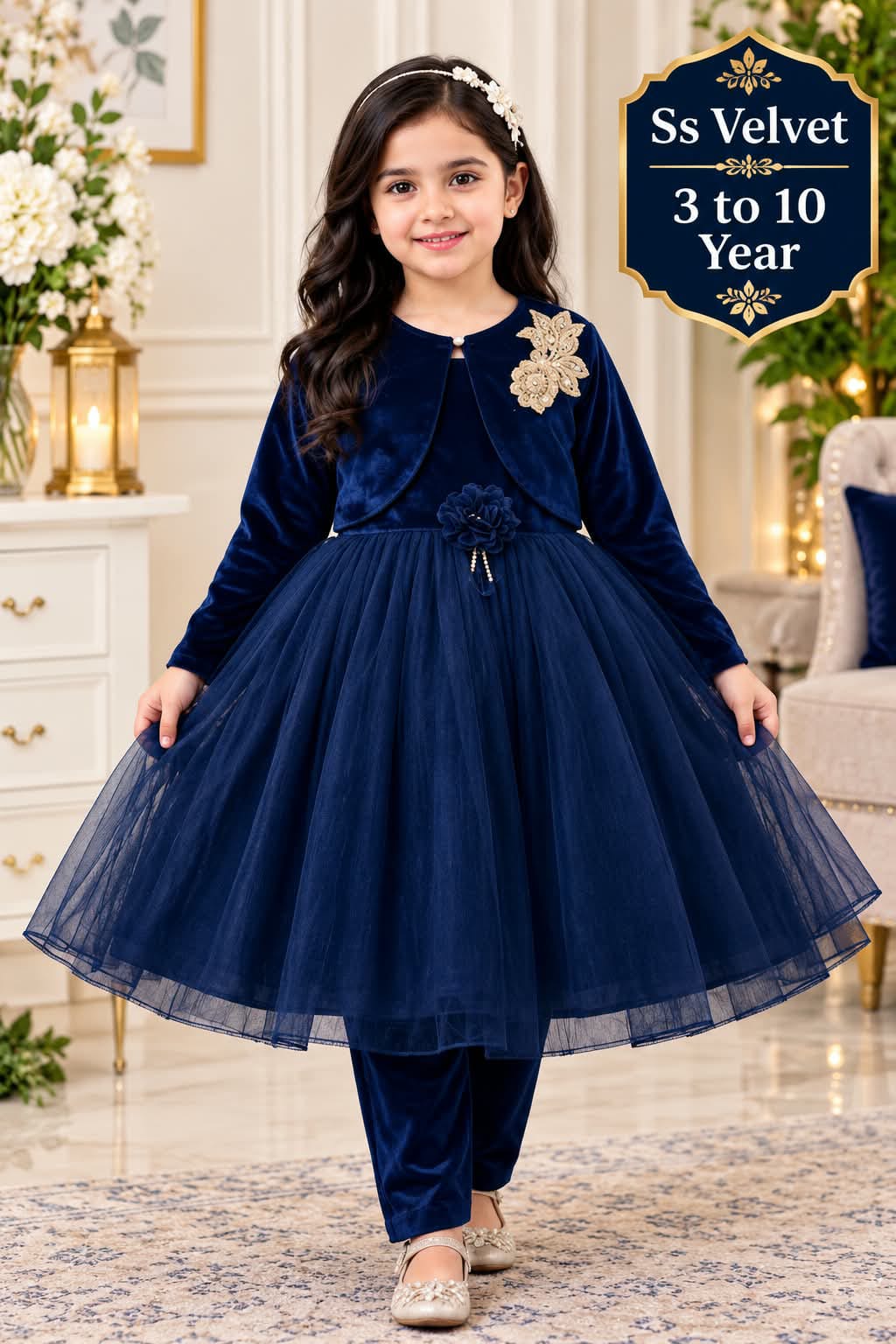Fancy Velvet Coti Frock