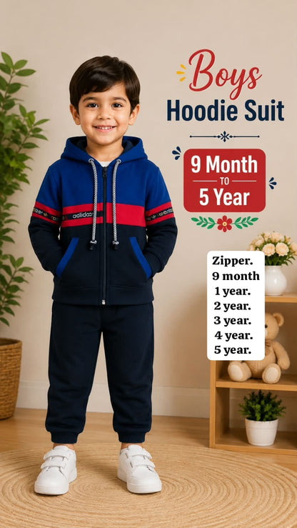 Boys Zipper Hoodie