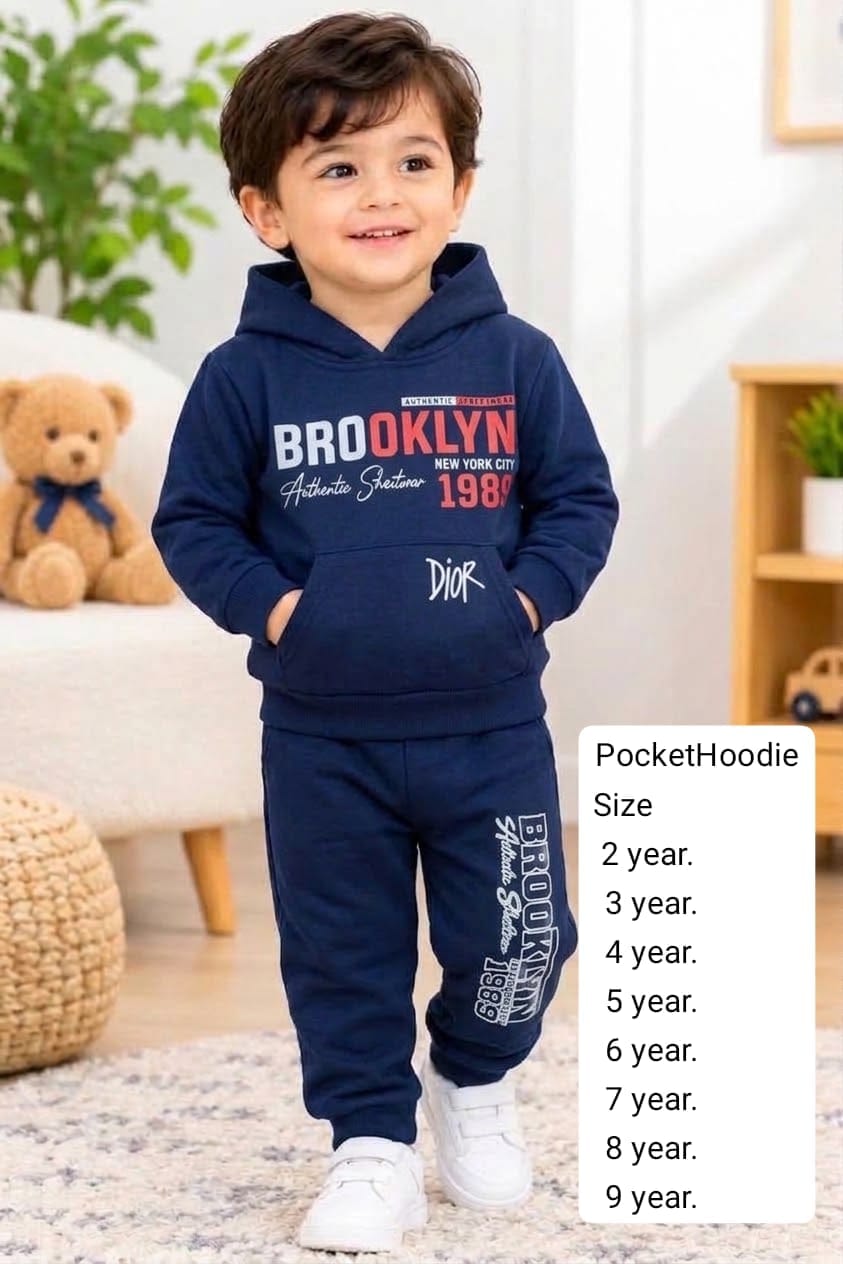 Pocket Hoodie For Kids