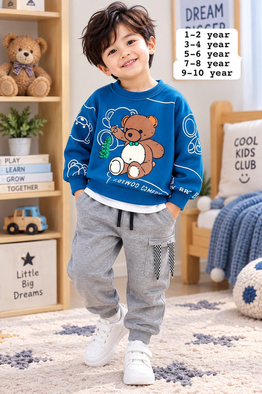 Printed Track Suit For Kids